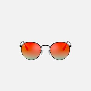 Ray-Ban Round Sunglasses with Orange Lenses
